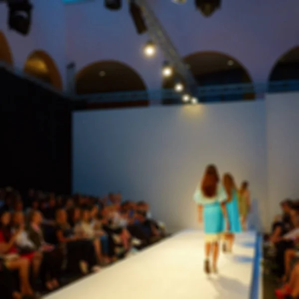 Fashion runway out of focus — Stock Photo, Image