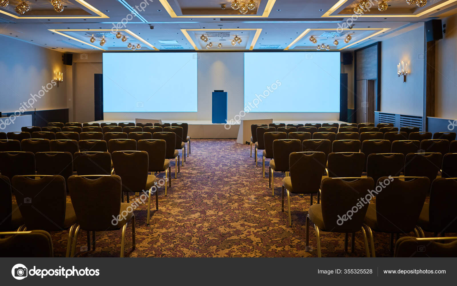 Download Mock Up Presentation Screen Seminar Room Interior Seat Row Business Training Stock Photo Image By C Sarymsakov 355325528