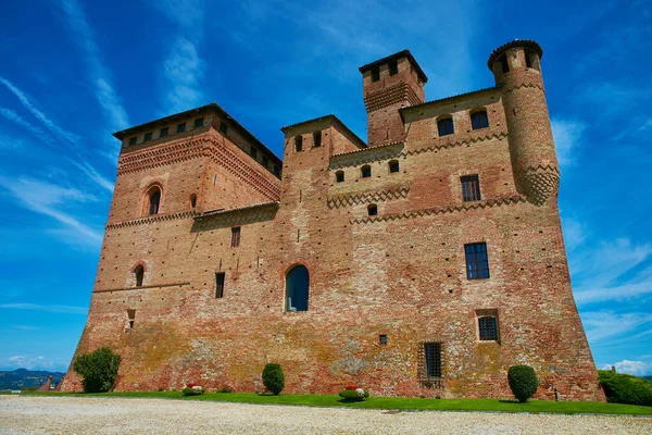 Castello di Grinzane Cavour Piemonte Ιταλία — Φωτογραφία Αρχείου