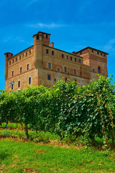 Il Castello di Grinzane Cavour Piemonte Italia — Foto Stock
