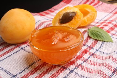 Reçel kayısı şeftali arka plan