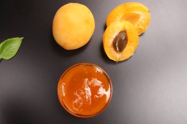 Reçel kayısı şeftali arka plan