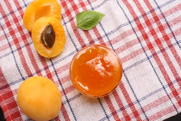 Персиковый фон из джема — стоковое фото