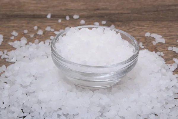 A só, üvegtál — Stock Fotó