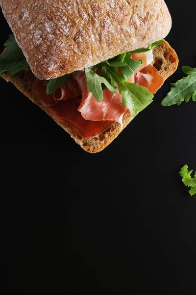 sandviç prosciutto hamon ciabatta