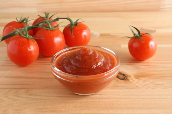 Tomatensauce Ketchup Tomaten Rosmarin — Stockfoto