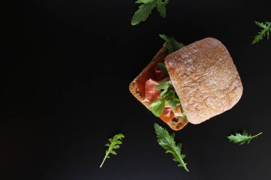 sandviç prosciutto hamon ciabatta