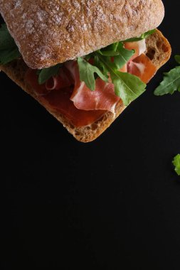 sandviç prosciutto hamon ciabatta