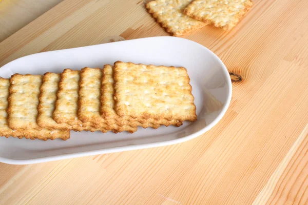 Cracker, biscuit dry French — Stock Photo, Image