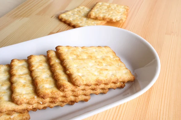 Cracker, kex torra franska — Stockfoto