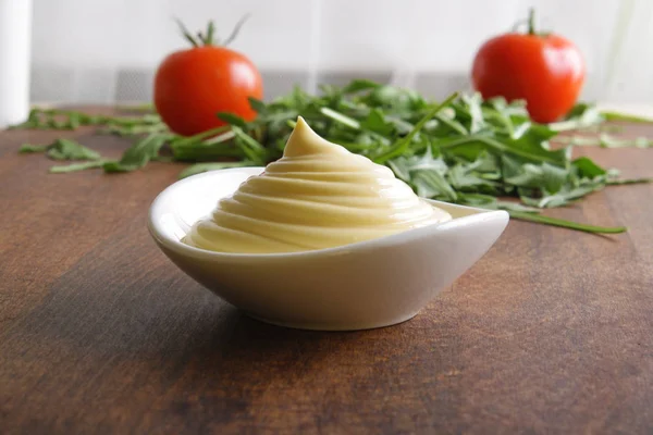 Sauce of sour cream mayonnaise — Stock Photo, Image