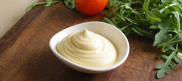 Sauce Sour Cream Mayonnaise — Stock Photo, Image