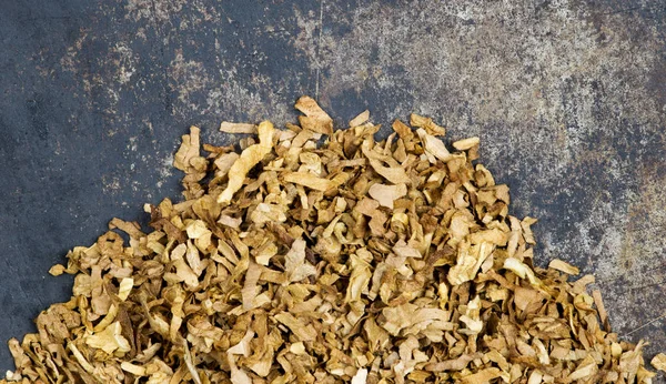 Tabak Nahaufnahme Hintergrund, Draufsicht — Stockfoto