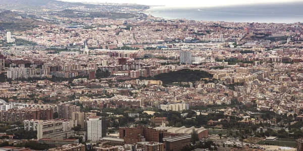 Vista para Barcelona de Tibidabo — Fotografia de Stock