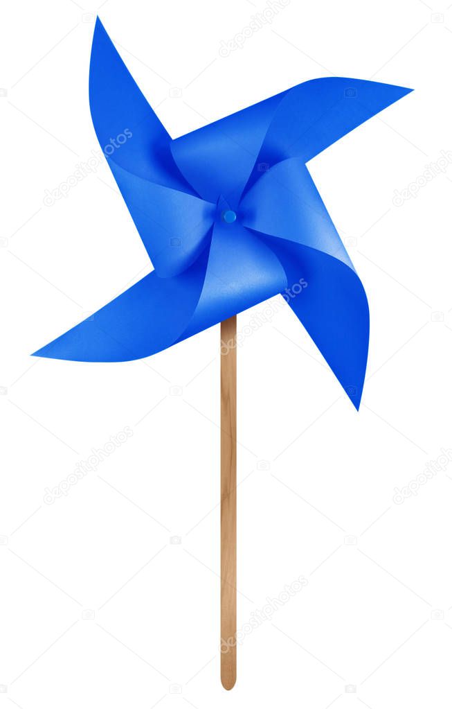 Paper windmill pinwheel - Dark Blue