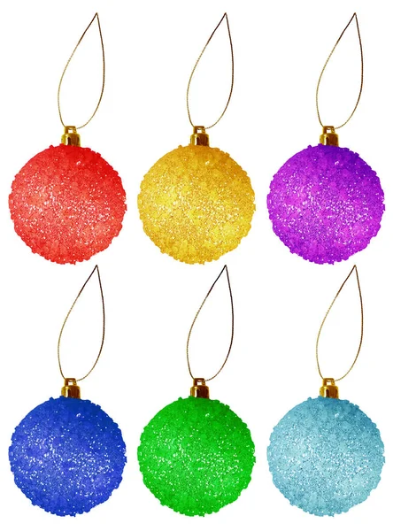 Bauble di Natale colorato — Foto Stock