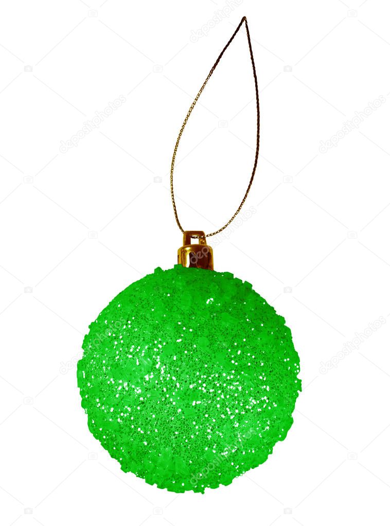 Christmas bauble - green
