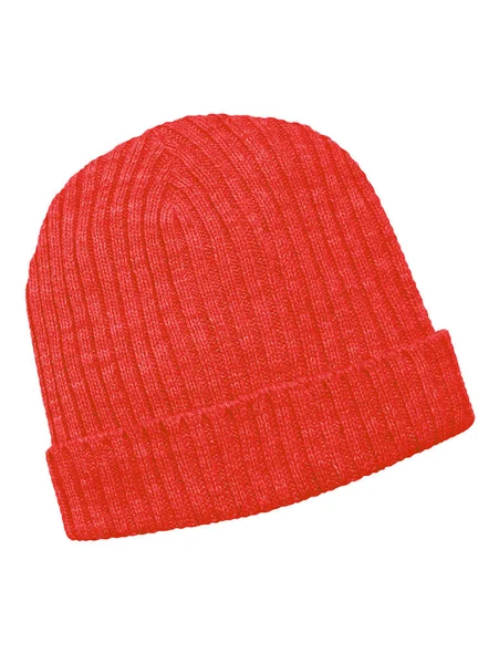 Casquette en laine isolée - rouge — Photo