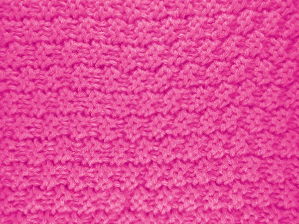 Gestrickte Wolle Hintergrund - pink — Stockfoto