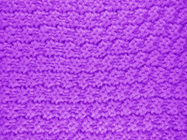 Knitted Wool Background - Violet — Stock Photo, Image