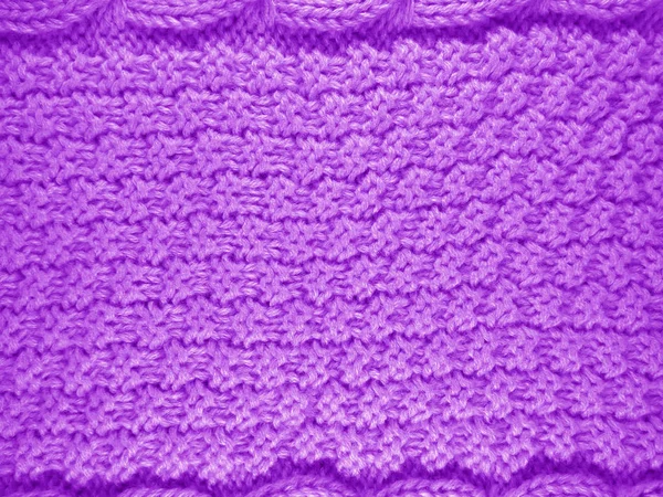 Knitted Wool Background - Violet — Stock Photo, Image