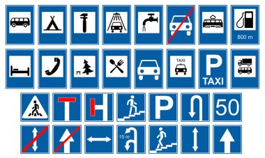 Koleksiyonları yol yol işaretleri