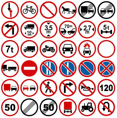 Koleksiyonları yol yol işaretleri