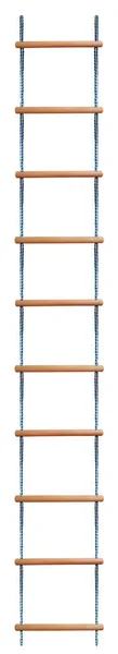 Escada de corda isolada — Fotografia de Stock