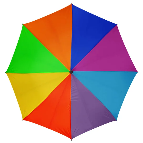 Colorful umbrella isolated — Stock Photo, Image