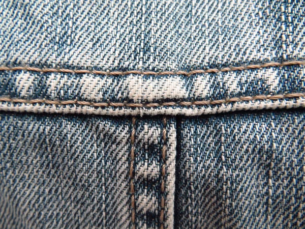 Textur der blauen Jeans — Stockfoto