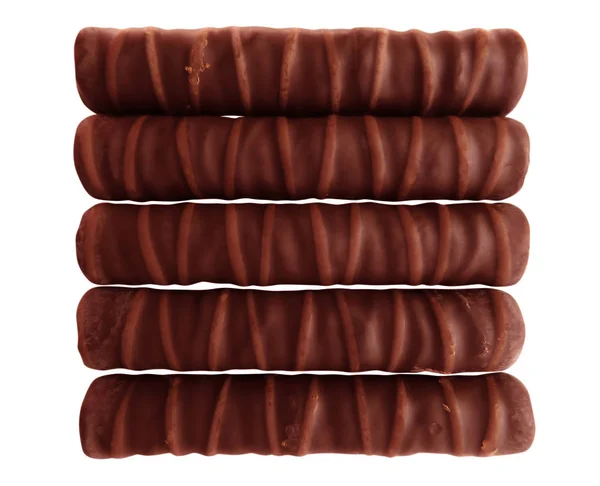 Schokoladenstangen isoliert — Stockfoto