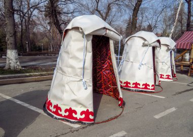 Kazak mini yurts