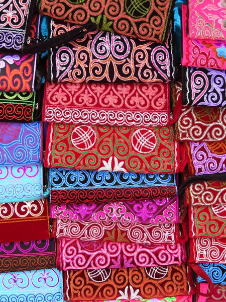 Almaty - Kazakh ethnic handbags — Stock Photo, Image