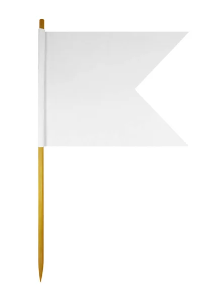 Bandera de papel en blanco — Foto de Stock