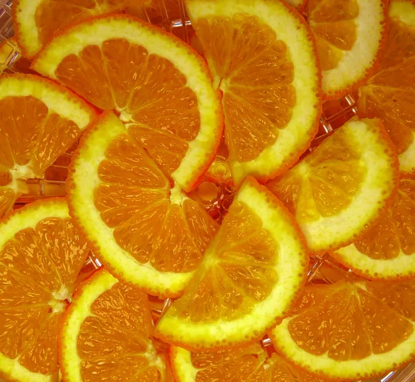 Orange half slices — Stock Photo, Image
