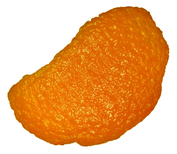 Zeste d'orange isolé — Photo