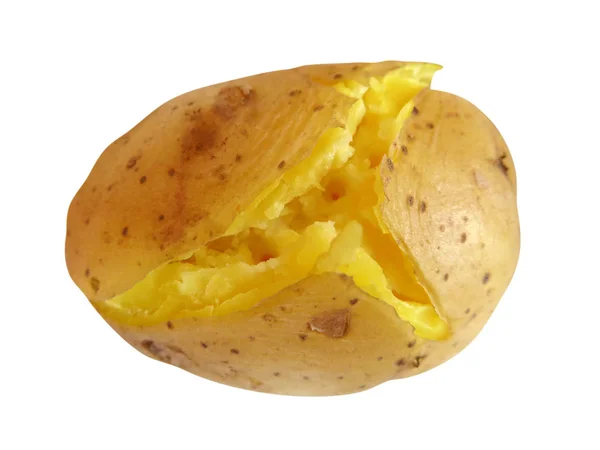 Kokt potatis isolerade — Stockfoto