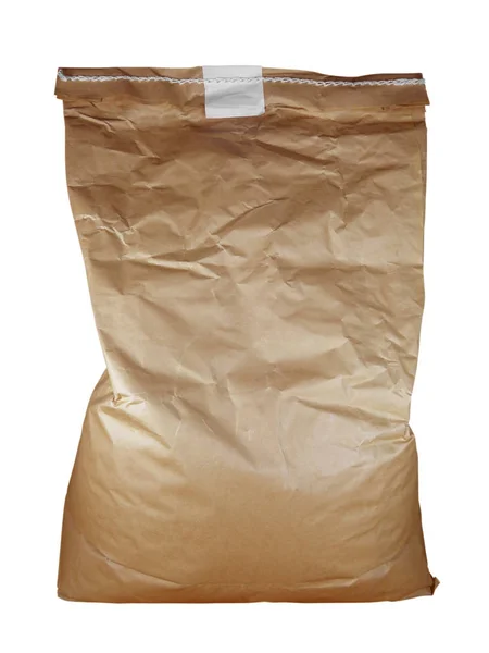 Paper Bag isolated - brown — Stock Photo, Image