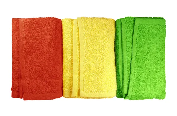 Toalhas de spa coloridas — Fotografia de Stock