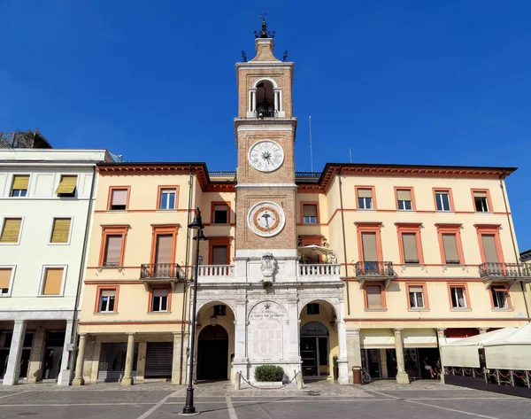 Rimini - The square Piazza tre Martiri — Φωτογραφία Αρχείου