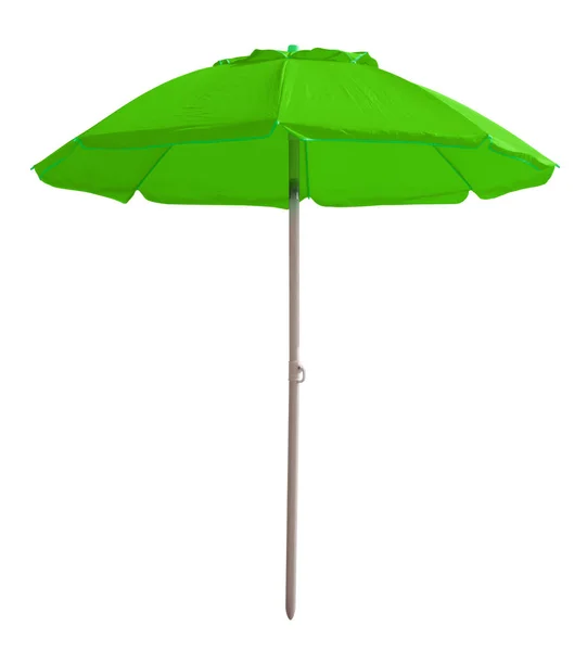 Beach umbrella - green — Stock Photo, Image