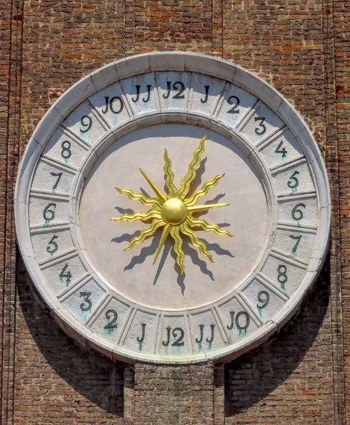 Venice - Old Clock of Greek Orthodox Cathedral of St. George — Stock Photo, Image