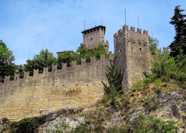 San Marino - Castelo na rocha — Fotografia de Stock