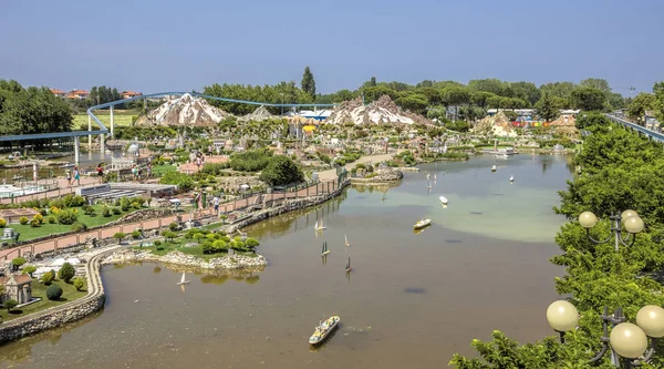 Rimini - Park, Itálie v miniatuře — Stock fotografie