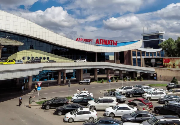 Almaty - lotniska Almaty — Zdjęcie stockowe