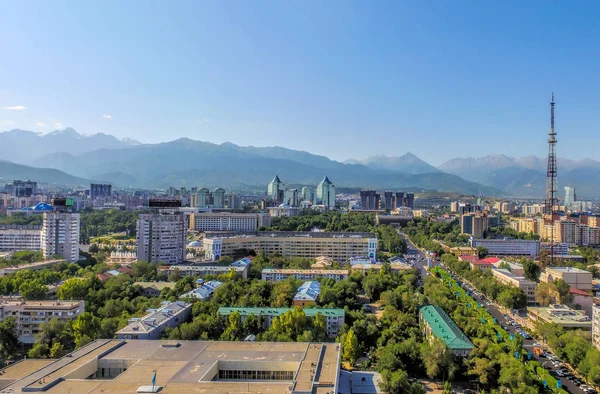 Almaty - Vista aérea — Fotografia de Stock