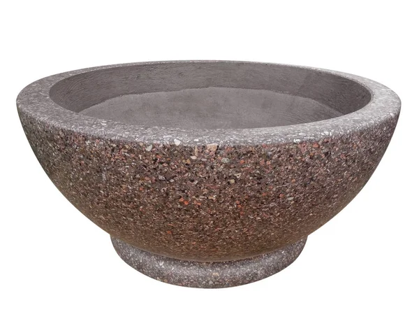 Elszigetelt kő váza — Stock Fotó