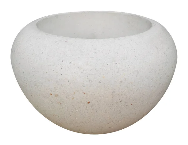 Stone vase isolated — Stock Photo, Image