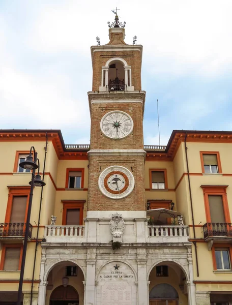 Rimini - Torre do Relógio Antigo — Fotografia de Stock