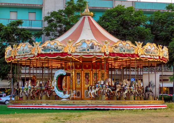 Rimini - Carrousel au crépuscule — Photo